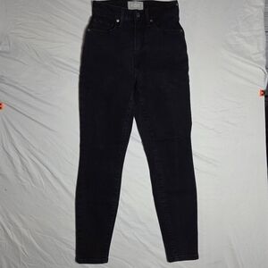 Everlane Black Skinny Crop Jeans - Size 26 - Excellent Pre Owned Condition